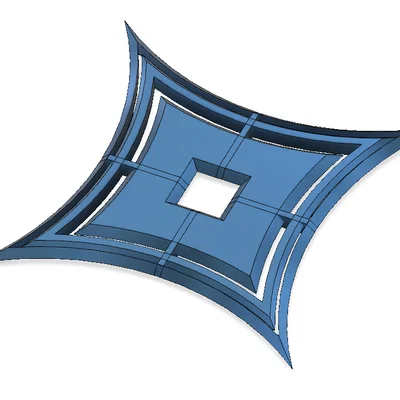 Mô hình phi tiêu Ninja (Ninja star) in 3D độc đáo