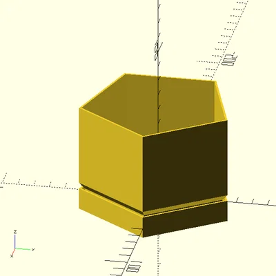 Chậu cây đa giác tùy chỉnh (Parametric Polygon Plant Pot)