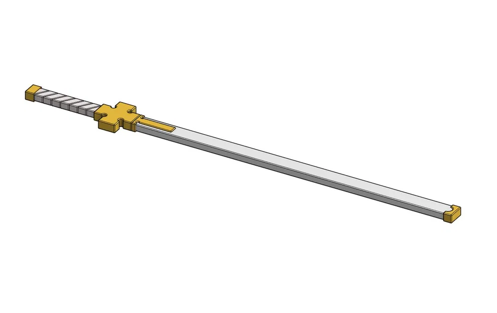 Mô hình kiếm Excalibur của Arthur trong Fire Force (File in 3D) - Image 1
