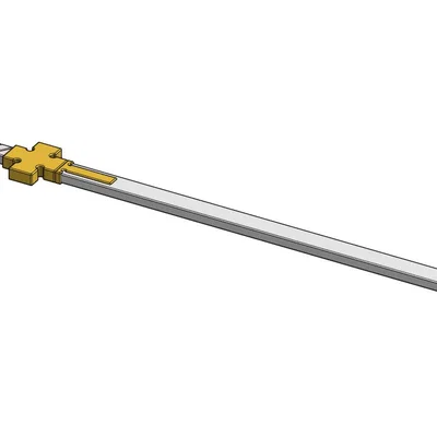 Mô hình kiếm Excalibur của Arthur trong Fire Force (File in 3D)