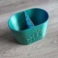 Ống cắm bút Nàng tiên cá và cá Flounder - Thumbnail 1