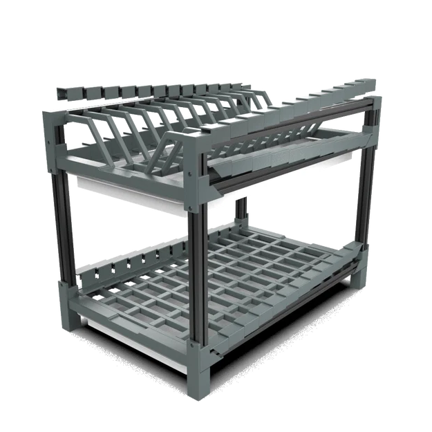 Kệ Úp Chén Dĩa Lắp Ghép (Modular Dish Drying Rack) - Image 2