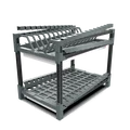 Kệ Úp Chén Dĩa Lắp Ghép (Modular Dish Drying Rack) - Thumbnail 2