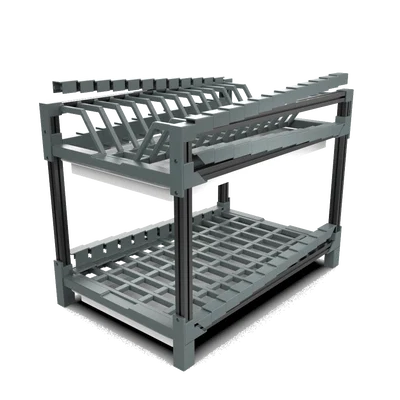 Kệ Úp Chén Dĩa Lắp Ghép (Modular Dish Drying Rack)