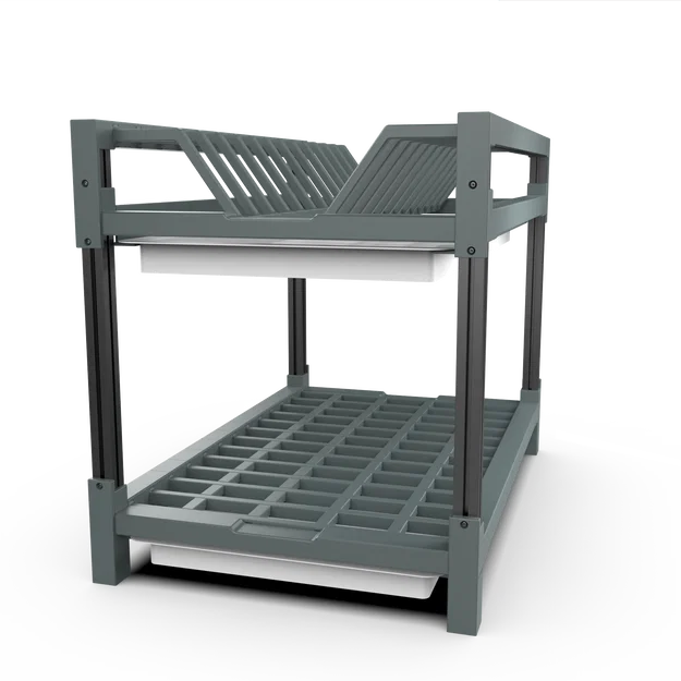 Kệ Úp Chén Dĩa Lắp Ghép (Modular Dish Drying Rack) - Image 3