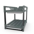 Kệ Úp Chén Dĩa Lắp Ghép (Modular Dish Drying Rack) - Thumbnail 3