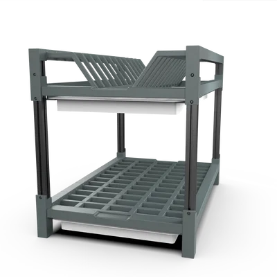 Kệ Úp Chén Dĩa Lắp Ghép (Modular Dish Drying Rack)