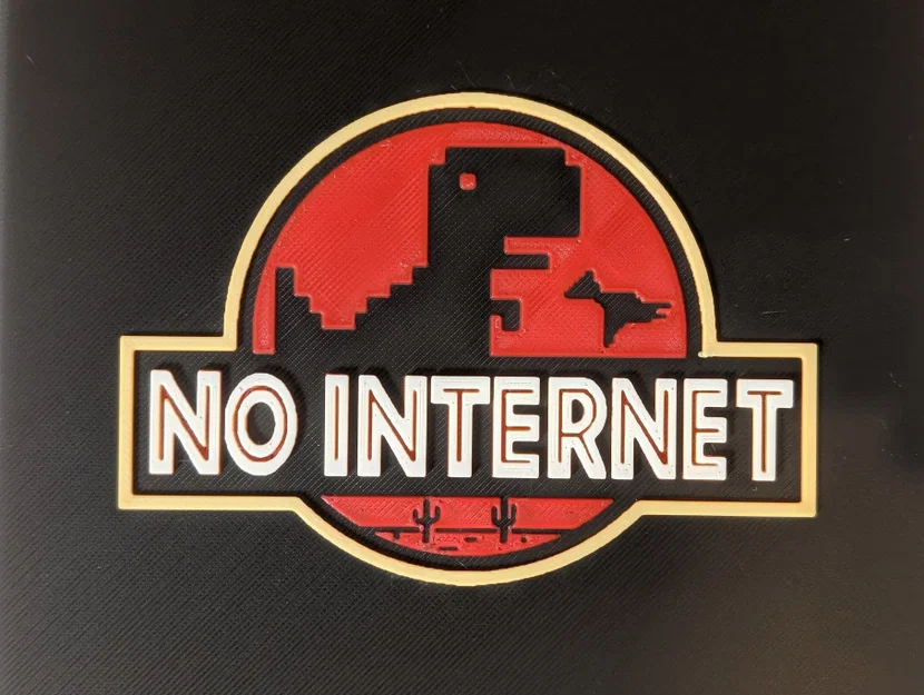Mô hình Hueforge: Trò chơi khủng long Google No Internet - Image 1