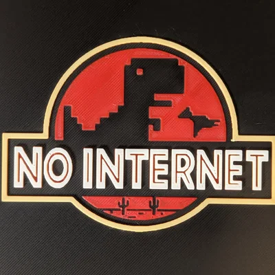 Mô hình Hueforge: Trò chơi khủng long Google No Internet