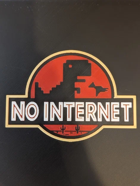 Mô hình Hueforge: Trò chơi khủng long Google No Internet - Image 2