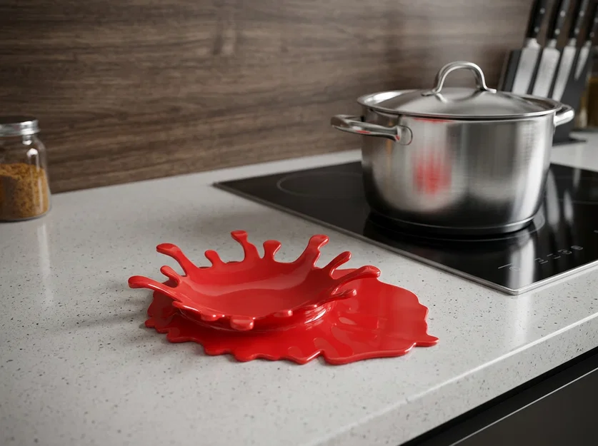 Gác Muỗng Hình Giọt Nước (Splash Spoon Rest) - Image 2