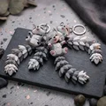 Mô Hình Sói Con Flexi Đáng Yêu - Đồ Chơi Khớp Nối, Móc Khóa và Nam Châm - Thumbnail 5