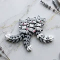 Mô Hình Sói Con Flexi Đáng Yêu - Đồ Chơi Khớp Nối, Móc Khóa và Nam Châm - Thumbnail 9