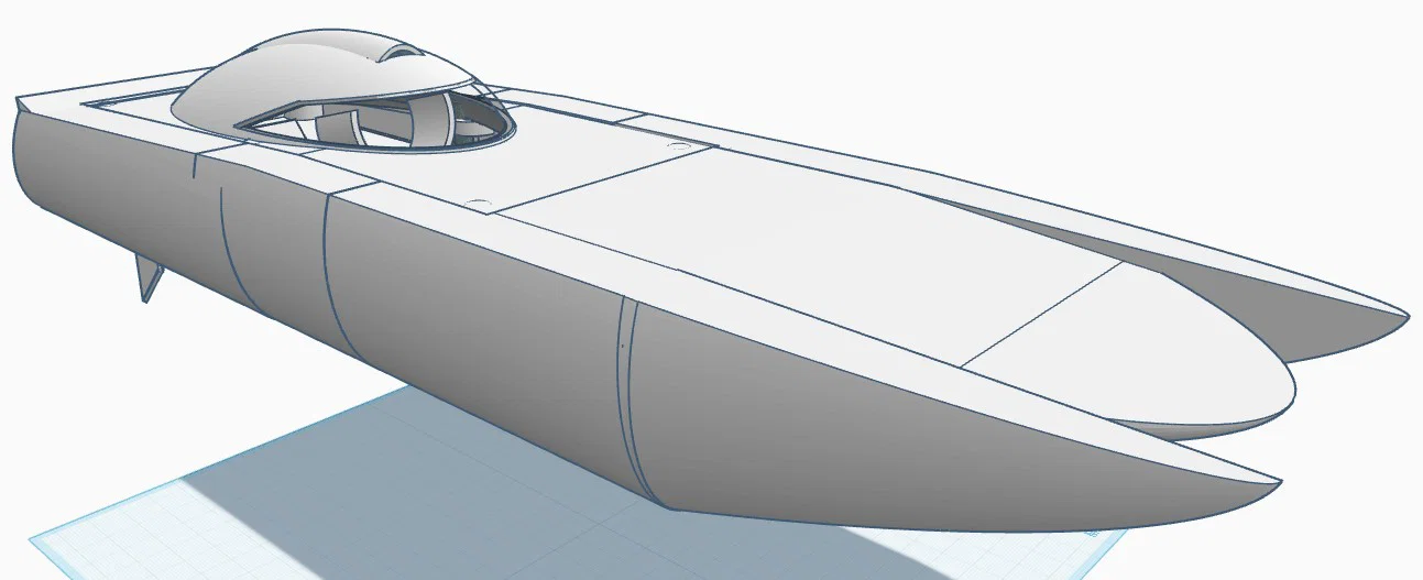 Mô hình thuyền cao tốc Offshore RC Boat 48cm cho động cơ RS550 - Image 8