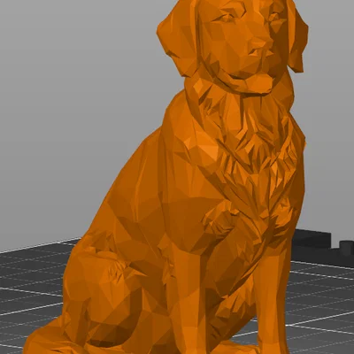Mô hình chú chó Golden Retriever - Cậu bé ngoan nhất