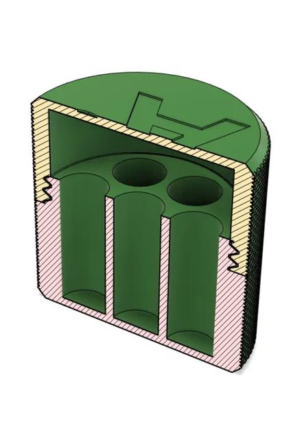 Hộp Đựng Pin AAA 3D - Giải Pháp Sắp Xếp Pin Gọn Gàng Cho Bàn Làm Việc - Image 5