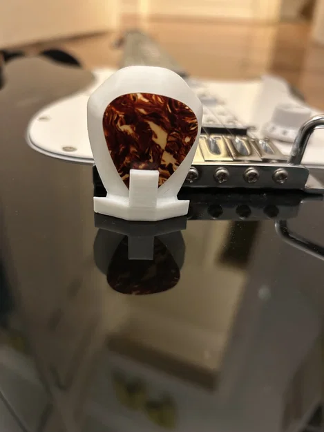 Giá treo phím đàn Guitar - Phụ kiện in 3D gọn gàng, dễ in - Image 1