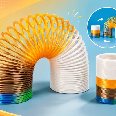 Slinky – Springo: Đồ chơi lò xo in 3D thú vị