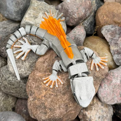 Mô hình Thằn lằn khớp nối Articulated Lizard (In không cần support)