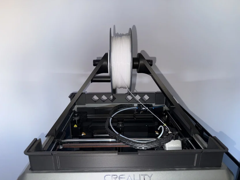 Creality K1 Max - Giá đỡ cuộn nhựa gắn trên đỉnh - Có ốc cố định và bạc lót trục - Image 1