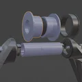 Creality K1 Max - Giá đỡ cuộn nhựa gắn trên đỉnh - Có ốc cố định và bạc lót trục - Thumbnail 3