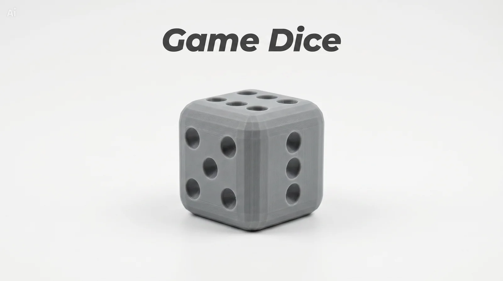 Mẫu in 3D xúc xắc (Game Dice) nhiều kích thước chuẩn đẹp 1