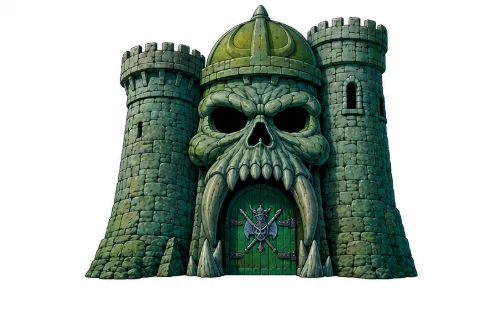 Mô hình 3D lâu đài Castle Grayskull huyền thoại cho fan He-Man - Image 1
