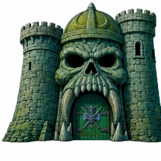 Mô hình 3D lâu đài Castle Grayskull huyền thoại cho fan He-Man
