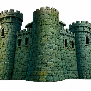Mô hình 3D lâu đài Castle Grayskull huyền thoại cho fan He-Man