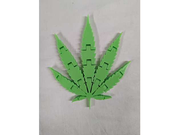 Mô hình lá cây khớp nối 3D linh hoạt làm quà tặng độc đáo - Image 1