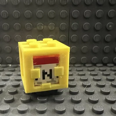 Mô hình Lego Minecraft Sulfur Cube in 3D cực chất