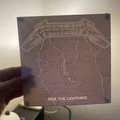 Mô hình tranh Lithophane Metallica Ride The Lightning in 3D - Thumbnail 1