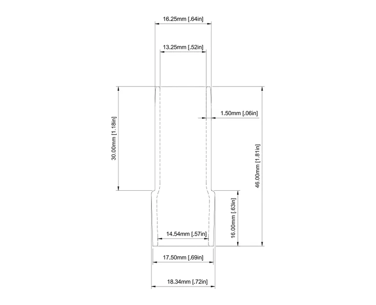 Đầu chuyển đổi van bơm SUP Halkey Roberts dạng côn cơ bản - Image 2