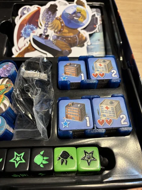 Khay in 3D đựng thẻ bài cho board game King of New York - Image 2