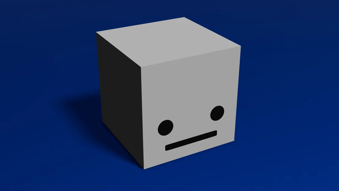 Mô hình in 3D Cube 107 Geometry Dash cực xinh xắn - Image 1