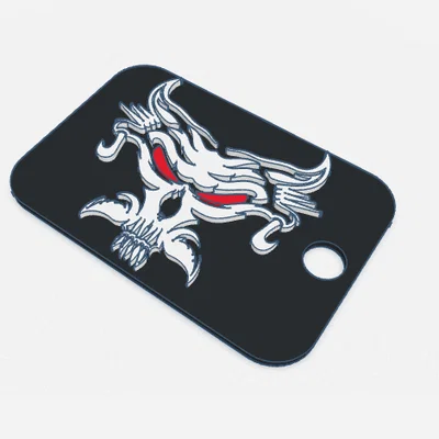 Móc khóa logo Brock Lesnar - Mô hình in 3D độc đáo cho fan WWE
