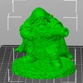 Bloodbound Realms – Dwarf – Grimbarrel Thundergunner (Mô hình STL in 3D Dark Fantasy) - Thumbnail 5