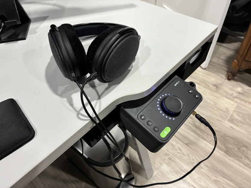 Giá treo dưới bàn Audient Evo 4 cho bàn IKEA Utespelare - Image 2