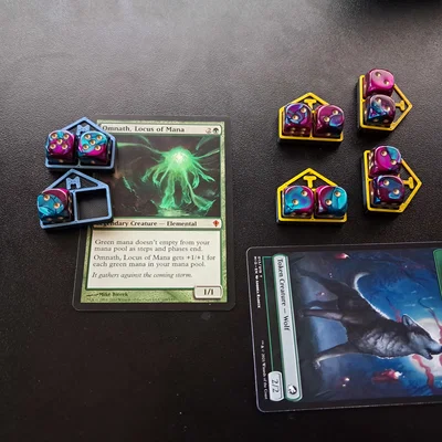Bộ khay đếm Mana và Token cho thẻ bài MTG (3D Printed)
