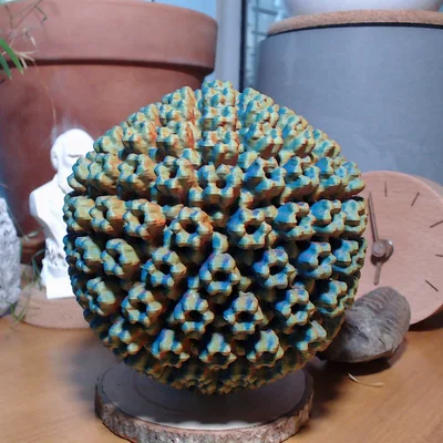 Mô hình 3D Virus Epstein-Barr từ ảnh Cryo-Electron