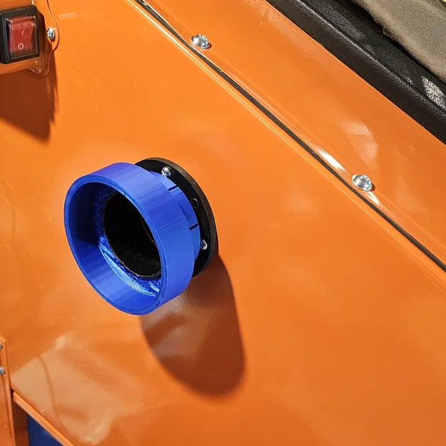 Bộ chuyển đổi ống hút bụi (Exhaust Adapter) cho tủ phun cát - Image 2