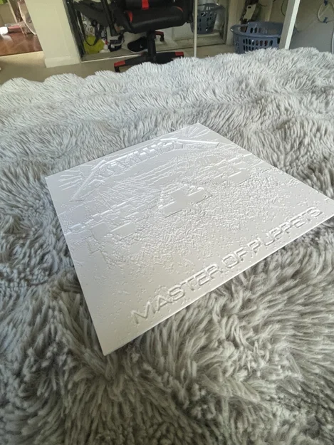 Tranh in 3D Lithophane album Master of Puppets của Metallica - Image 2