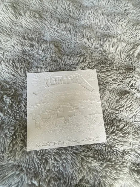 Tranh in 3D Lithophane album Master of Puppets của Metallica - Image 3