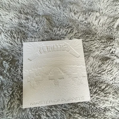 Tranh in 3D Lithophane album Master of Puppets của Metallica