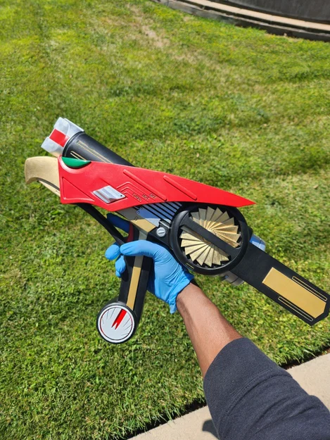 Power Rangers Ninja Storm Hawk Blaster (Mô hình in 3D) - Image 2