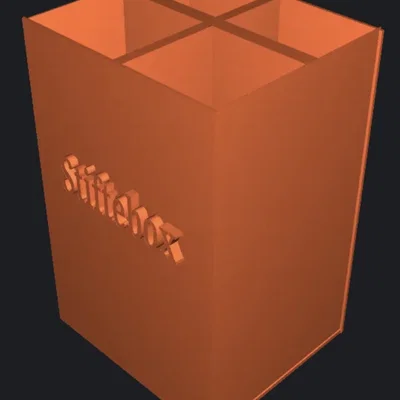 Mẫu Hộp Đựng Bút Để Bàn (StifteBox) Đa Ngăn - Phụ Kiện In 3D Tiện Ích