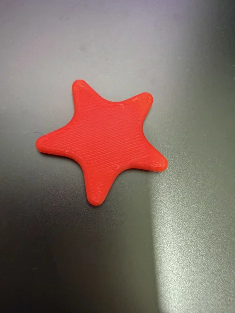 Mô hình 3D ngôi sao bo tròn (Rounded Star) dễ in - Image 1