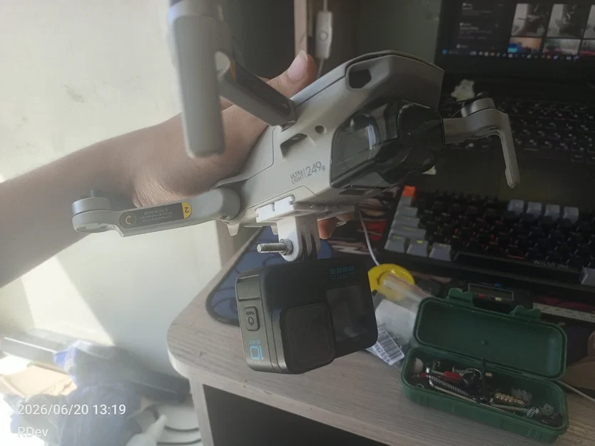 Ngàm gắn GoPro cho DJI Mavic tiện dụng, bền bỉ - Image 1
