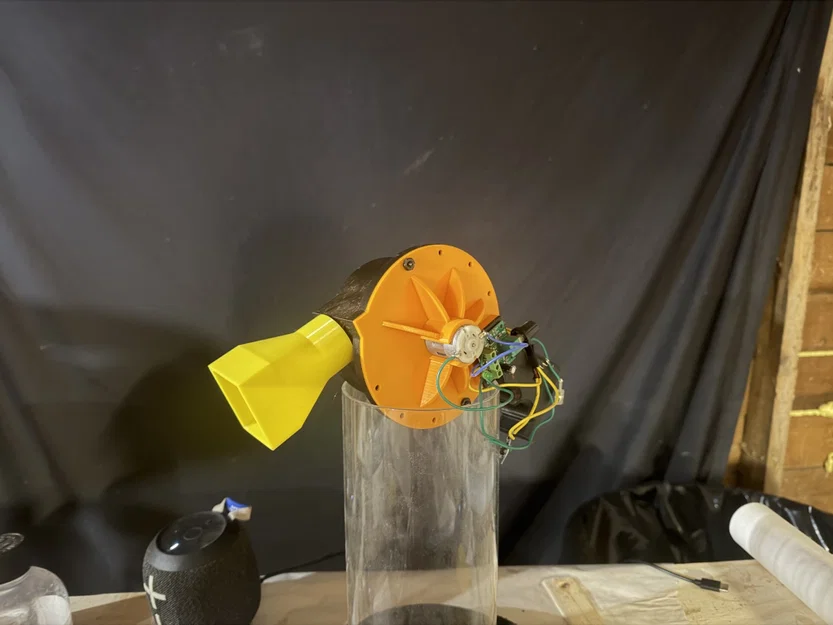 DIY Mini Blower V1 – Quạt ly tâm in 3D nhỏ gọn - Image 3