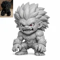 Chibi Blanka (Street Fighter) - Mô hình 3D dễ thương - Thumbnail 1